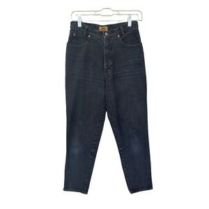 Vintage Palmetto's Jeans Womens 27 Black High Rise Tapered Mom Denim 90s